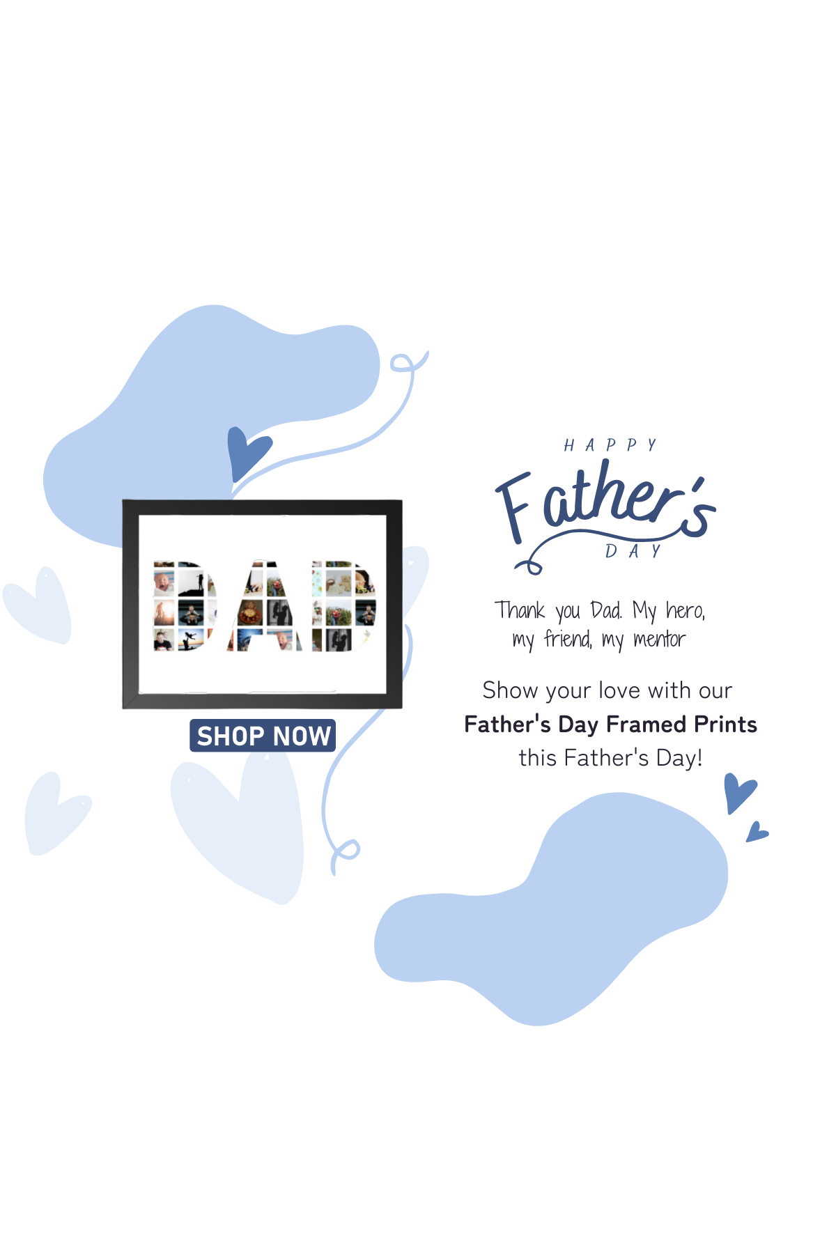 Father's Day A3 Framed Prints